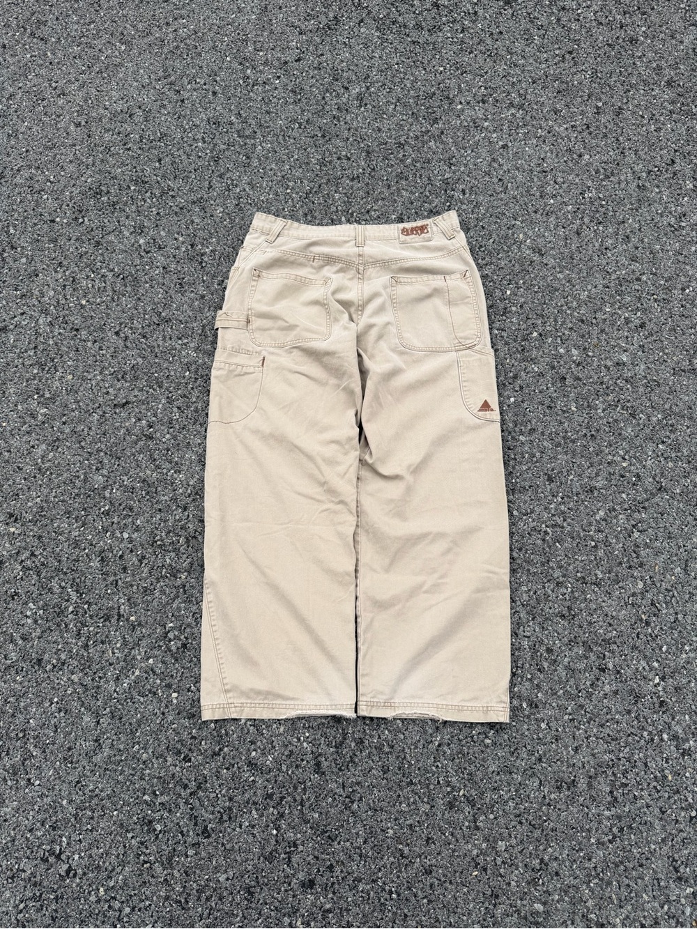 Vintage Levis Silvertab Pants Mens 34x32 Cargo Khaki Baggy Wide Leg Y2K Skater